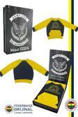 Fenerbahçe Orijinal Fb Logo Sarı-Lacivert Bebek Sweat Kişiye Özel Hediyelik Ahşap Kut