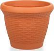 Omnipazar SO-HS04 Plastik Hasır Desenli Dekoratif Saksı 15 Litre No 4