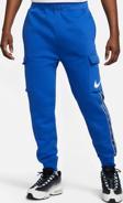 Nike Sportswear Repeat Standart Fit Kesim Şardonlu Kargo Cepli Erkek Eşofman Altı Sax Mavi