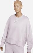Nike Sportswear Essential Collection Fleece Oversized Purple Kadın Sweatshirt Mor