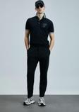 Lufian Erkek Everes Smart Polo T-Shirt 111040216 Siyah