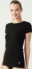 U.S. Polo Assn. Kadın Kısa Kollu Yuvarlak Yaka T-shirt