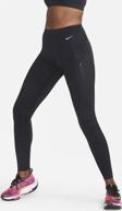 Nike Trainng Go Dri Fit İnfinaLock Full Length 6 Cepli Toparlayıcı Reflektörlü Antrenman Taytı Siyah