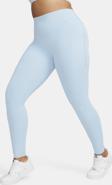 Nike Universa Medium Support High Rise Full Length Kadın Yüksek Bel 2 Cepli Toparlayıcı Tayt Açık Mavi