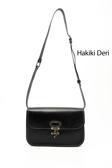 Kadın Siyah Vaketa Hakiki Deri Omuz ve Postacı Çantası