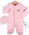 Ciccim Baby Prematüre Bebek Şapkalı Tulum 4744 Pembe Prematüre