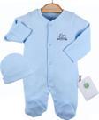 Ciccim Baby Prematüre Bebek Şapkalı Tulum 4744 Mavi Prematüre