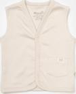 Biorganic Modal Nature Bebek Yelek 61501 Bej 9-12 Ay