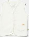 Biorganic Modal Nature Bebek Yelek 61501 Ekru 18-24 Ay