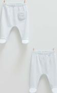 Caramell 2'li Bebek Pantolonu APE1432 Mavi 3-6 Ay