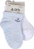 Artı Kids Kaptan Abs'li 2'li Bebek Patik 44142 Beyaz - Mavi 12-18 Ay