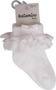 Katamino Adriyan Bebek Çorabı 46341 Ekru 6-12 Ay
