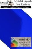 Metalik Aynalı Fon Kartonu 10 lu A4 20X30 cm 1 Paket Okul Sınıf Dekoratif Pırıltılı Folyo Kağıt Dekoratif Anasınıfı Kreş