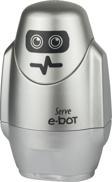 Serve E-Bot Silgili Kalemtıraş Metalik Renkler Metalik Gri