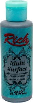 Rich Multi Surface Akrilik Boya 120cc /130cc 2240 İs Siyah