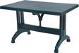 Omnipazar MT-GF212 Prima Ancora Plastik Dikdörtgen Bahçe Balkon Masa 75x120 cm