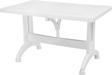 Omnipazar MT-GF212 Prima Ancora Plastik Dikdörtgen Bahçe Balkon Masa 75x120 cm