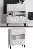 Decormet Krista Konsol Carrara Marble