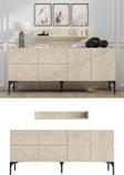 Decormet Stella Konsol Travertine