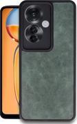 Anka Cep Telefonu Aksesuarları Oppo Reno 11F Kılıf Aras Deri Görünümlü Kapak + Ekran Koruma + Kablo Koruma