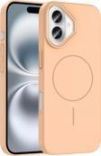 Anka Cep Telefonu Aksesuarları Apple İphone 16 Plus Kılıf Magsafe Şarj Özellikli Ruby Silikon Kapak