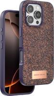 Anka Cep Telefonu Aksesuarları Apple İphone 16 Pro Max Kılıf Bright Zarif Boncuk İşlemeli Tasarım Simli Kapak