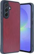 Anka Cep Telefonu Aksesuarları Samsung Galaxy A56 Kılıf Aras Deri Görünümlü Kapak + Ekran Koruma + Kablo Koruma