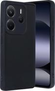 Anka Cep Telefonu Aksesuarları Xiaomi Redmi Note 14 4G Kılıf Aras Deri Görünümlü Kapak + Kablo Koruma