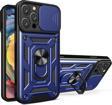 Anka Cep Apple İphone 16 Pro Kılıf Pars Lens Yüzüklü Silikon Magnetik Standlı Kamera Korumalı Kapak
