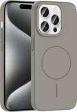 Anka Cep Telefonu Aksesuarları Apple İphone 15 Pro Kılıf Magsafe Şarj Özellikli Ruby Silikon Kapak