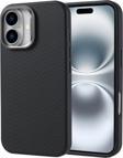Anka Cep Telefonu Aksesuarları Apple İphone 16 Plus Kılıf Magsafe Şarj Özellikli Karbon Fiber Görünümlü Troy Kapak