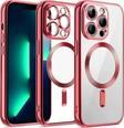 Anka Cep Telefonu Aksesuarları Apple İphone 12 Pro Kılıf Kross Magneticsafe Kapak + Ekran Koruma + Kablo Koruma