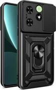 Anka Cep Telefonu Aksesuarları Tecno Tekno Spark Go 2024 Kılıf Magnetik Standlı Kamera Korumalı Sürgülü Vega Kapak