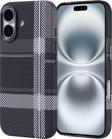 Anka Cep Telefonu Aksesuarları Apple İphone 16 Kılıf Magsafe Şarj Özellikli Karbon Fiber Görünümlü Nekst Kapak