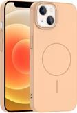Anka Cep Telefonu Aksesuarları Apple İphone 13 Kılıf Magsafe Şarj Özellikli Ruby Silikon Kapak