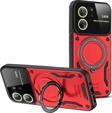 Anka Cep Telefonu Aksesuarları Xiaomi Mi 13T Kılıf Joy Lens Korumalı Standlı Şık Tasarım Kapak + Ekran Koruma