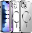 Anka Cep Telefonu Aksesuarları Apple İphone 15 Kılıf Kross Magneticsafe Kapak + Ekran Koruma + Kablo Koruma