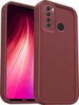 Anka Cep Telefonu Aksesuarları Xiaomi Redmi Note 8 Kılıf Viera Silikon Kapak + Ekran Koruma + Kablo Koruma