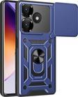 Anka Cep Telefonu Aksesuarları Xiaomi Redmi 13 4G Kılıf Magnetik Standlı Kamera Korumalı Sürgülü Vega Kapak