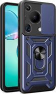 Anka Cep Telefonu Aksesuarları Huawei Pura 70 Ultra Kılıf Magnetik Standlı Kamera Korumalı Sürgülü Vega Kapak