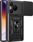 Anka Cep Telefonu Aksesuarları Huawei Pura 70 5G Kılıf Magnetik Standlı Kamera Korumalı Sürgülü Vega Kapak