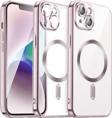 Anka Cep Telefonu Aksesuarları Apple İphone 15 Kılıf Kross Magneticsafe Kapak + Ekran Koruma + Kablo Koruma