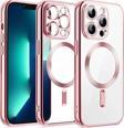Anka Cep Telefonu Aksesuarları Apple İphone 12 Pro Kılıf Kross Magneticsafe Kapak + Ekran Koruma + Kablo Koruma