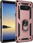 Anka Cep Telefonu Aksesuarları Samsung Galaxy Note 8 Kılıf Vega Yüzüklü Standlı Tank Zırh Kapak + Ekran Koruma