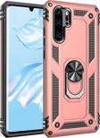 Anka Cep Telefonu Aksesuarları Huawei P30 Pro Kılıf Vega Yüzüklü Standlı Tank Zırh Kapak + Ekran Koruma