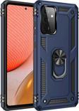 Anka Cep Telefonu Aksesuarları Samsung Galaxy A52 Kılıf Vega Yüzüklü Standlı Tank Zırh Kapak + Ekran Koruma