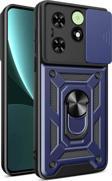 Anka Cep Telefonu Aksesuarları Tecno Tekno Spark Go 2024 Kılıf Magnetik Standlı Kamera Korumalı Sürgülü Vega Kapak