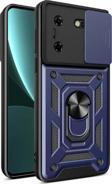 Anka Cep Telefonu Aksesuarları Tecno Tekno Pova 5 (Lh7N) Kılıf Magnetik Standlı Kamera Korumalı Sürgülü Vega Kapak