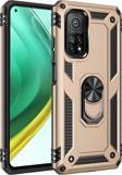 Anka Cep Telefonu Aksesuarları Xiaomi Mi 10T 5G Kılıf Vega Yüzüklü Standlı Tank Zırh Kapak + Ekran Koruma