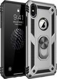 Anka Cep Telefonu Aksesuarları Apple İphone Xs Max Kılıf Vega Yüzüklü Standlı Tank Zırh Kapak + Ekran Koruma